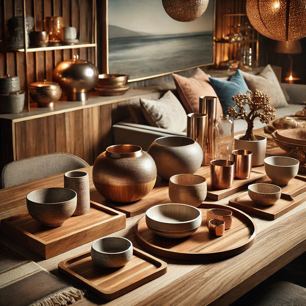Decoratieschaal en Dienbladen