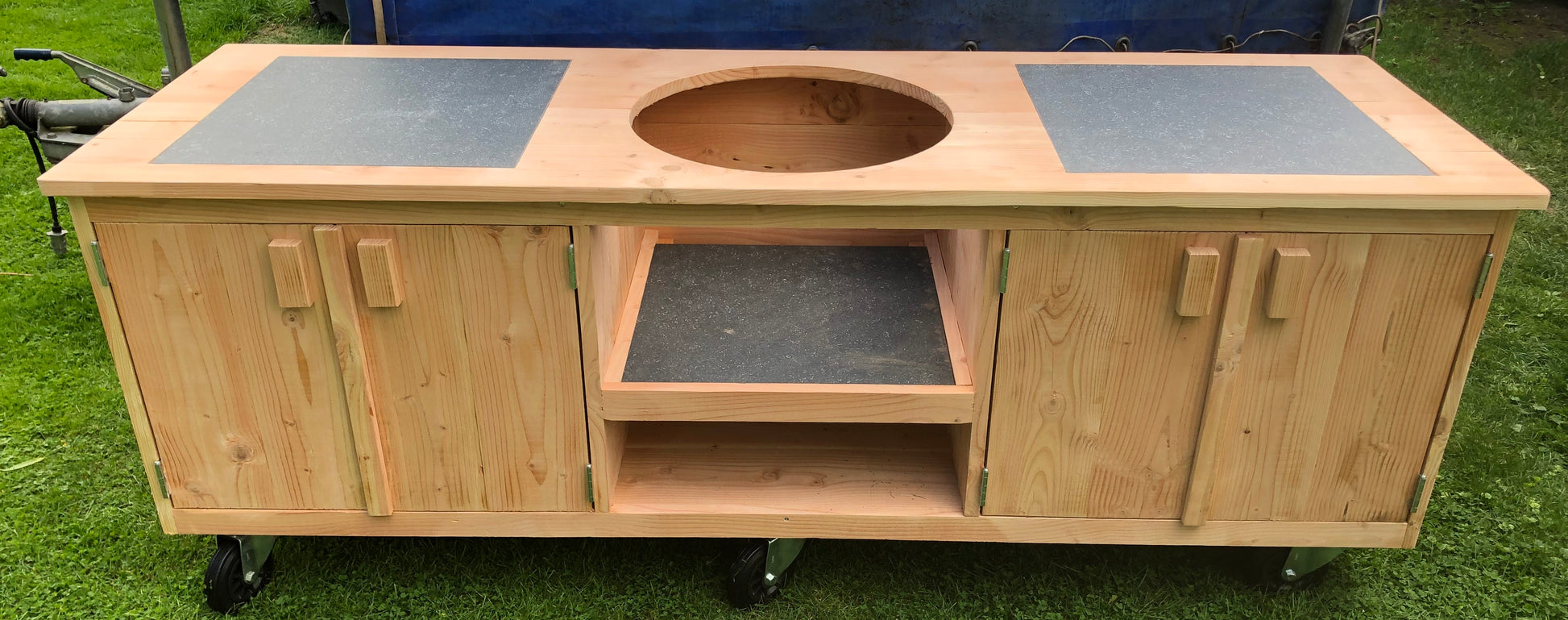 buitenkeuken XXl Douglas voor Big Green  Egg