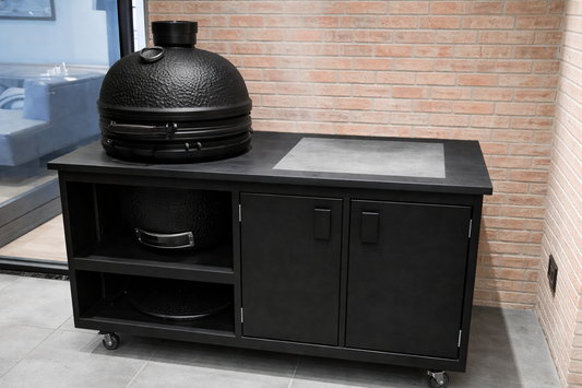 Zwarte Douglas buitenkeuken L Yakiniku 160x85x93