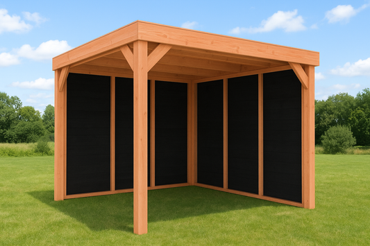 Douglas overkapping 3X3 Compleet 