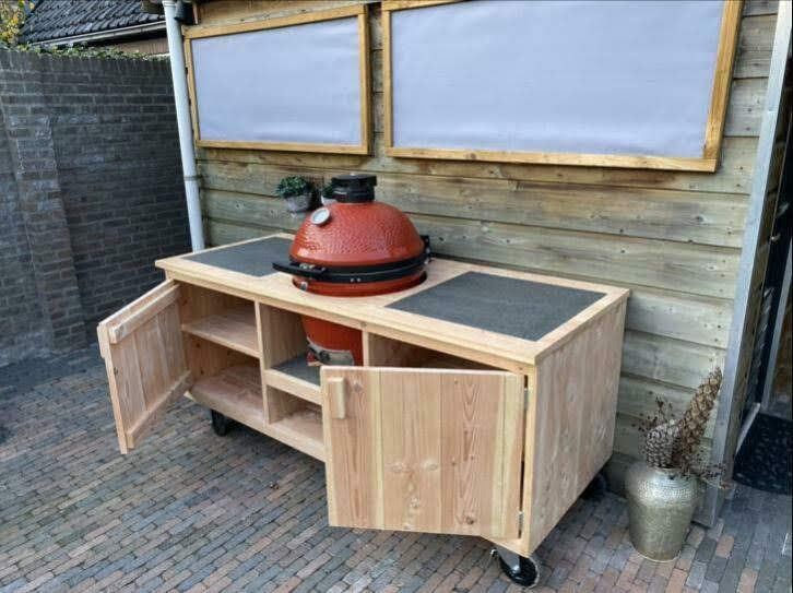 Douglas buitenkeuken XL Kamado Joe 210x85x93
