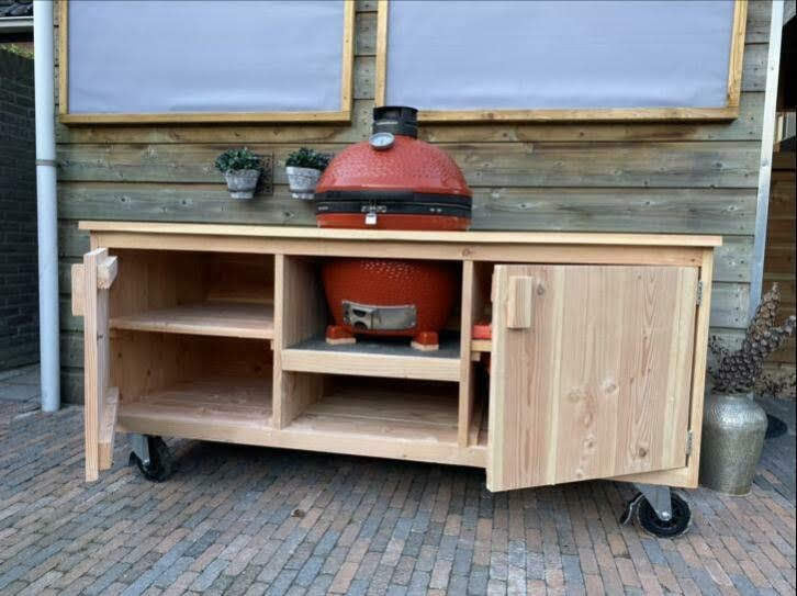 Douglas buitenkeuken XL Kamado Joe 210x85x93