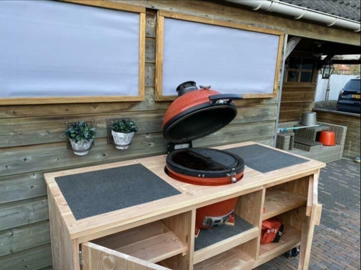 Douglas buitenkeuken XL Kamado Joe 210x85x93