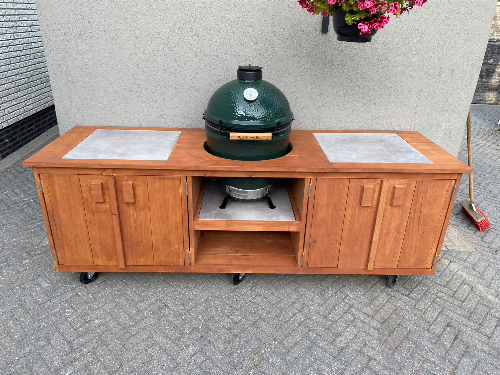 buitenkeuken XXl Douglas voor Big Green  Egg Large
