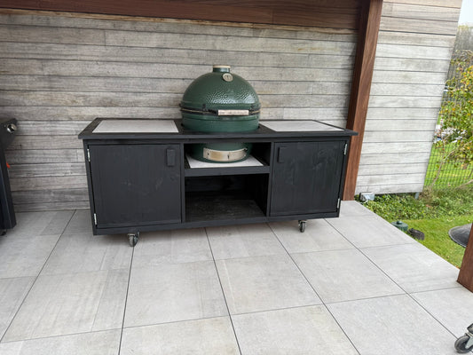 Black Douglas buitenkeuken XL Urban Chef 210x 85 x93cm